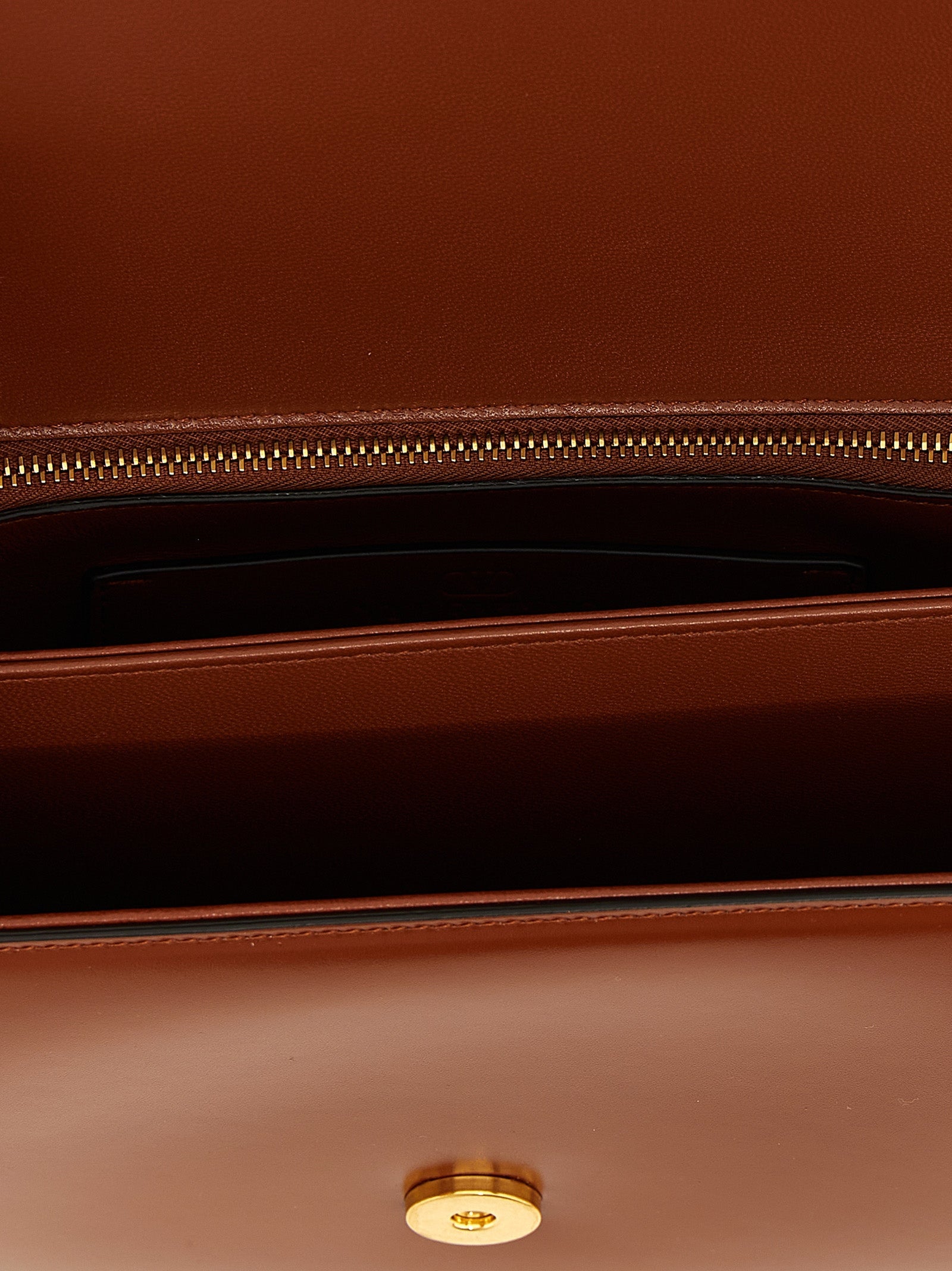 Valentino Garavani Brown Calfskin Shoulder Bag