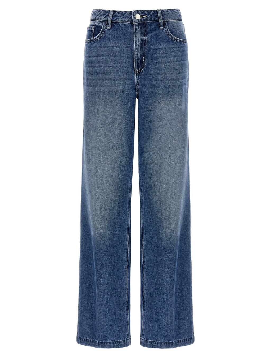 L'Agence Blue Cotton Jeans Denim