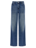 L'Agence Blue Cotton Jeans Denim