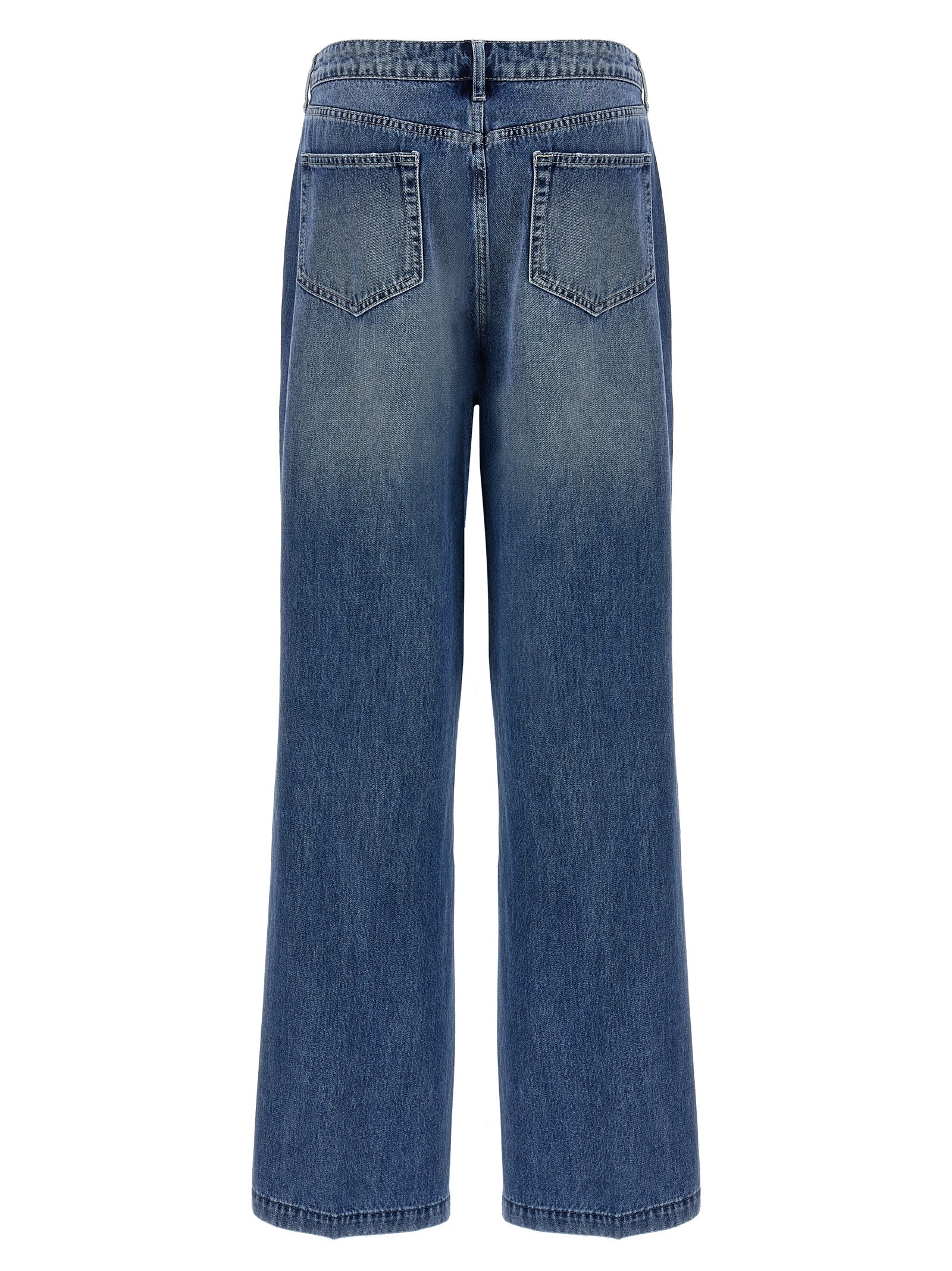 L'Agence Blue Cotton Jeans Denim