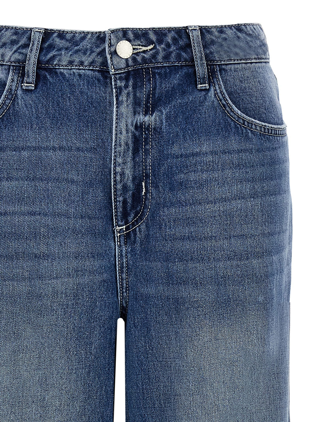 L'Agence Blue Cotton Jeans Denim