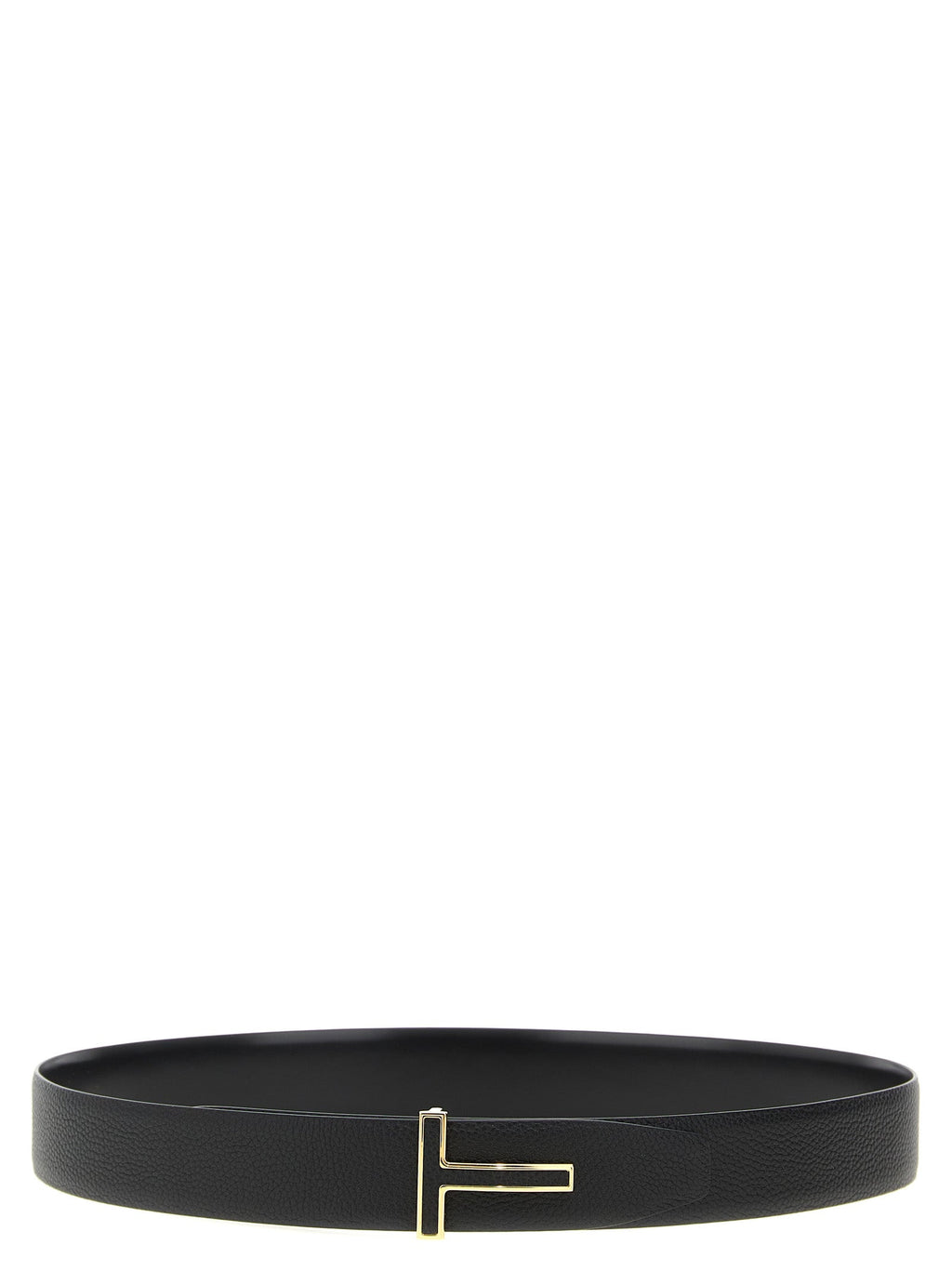 Tom Ford Black Calfskin Regular Belt
