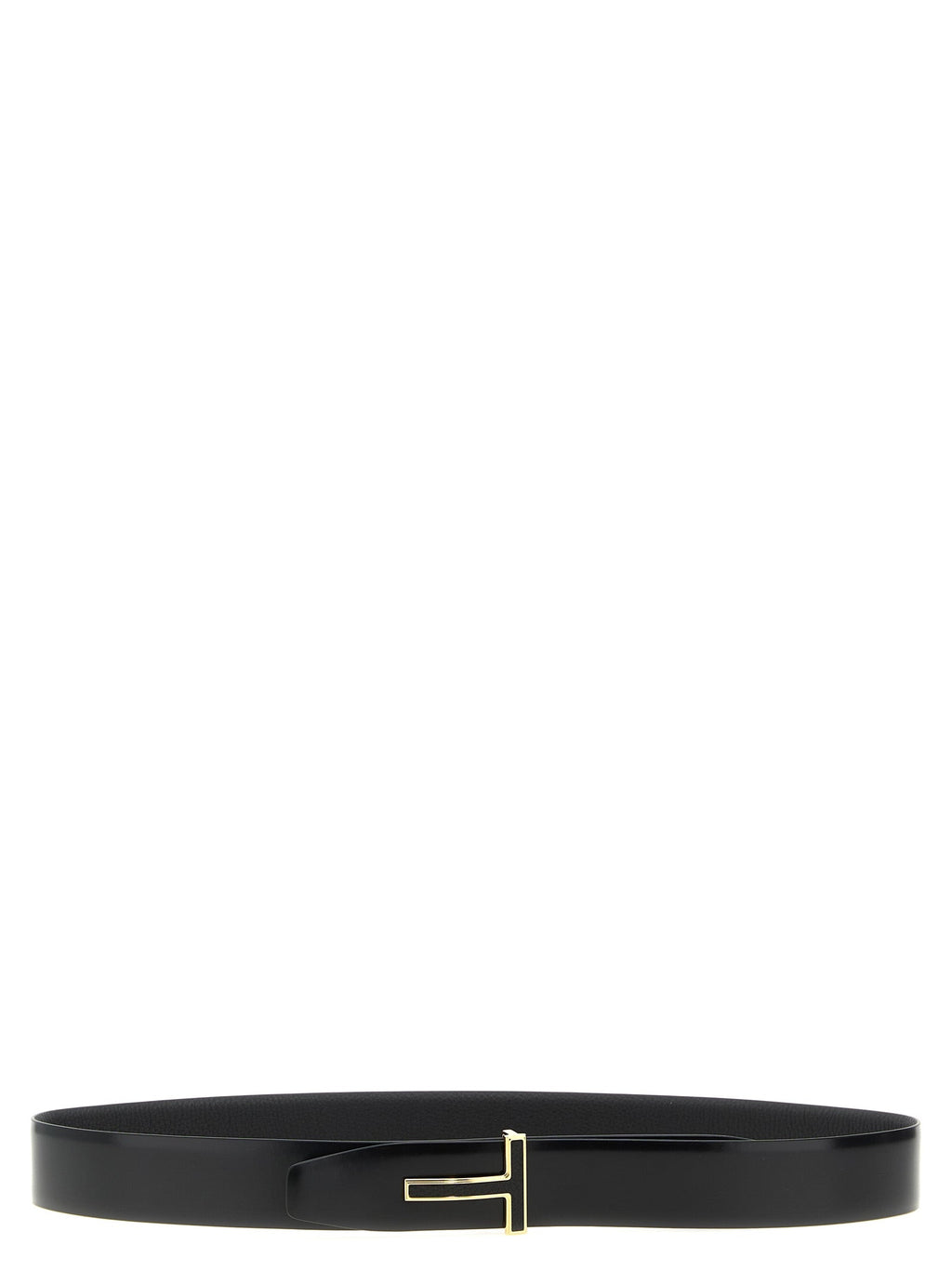 Tom Ford Black Calfskin Regular Belt