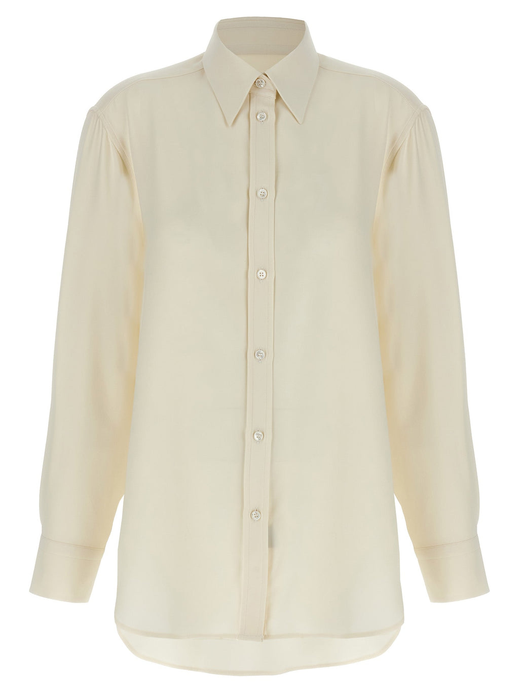 Brioni White Silk Blouse