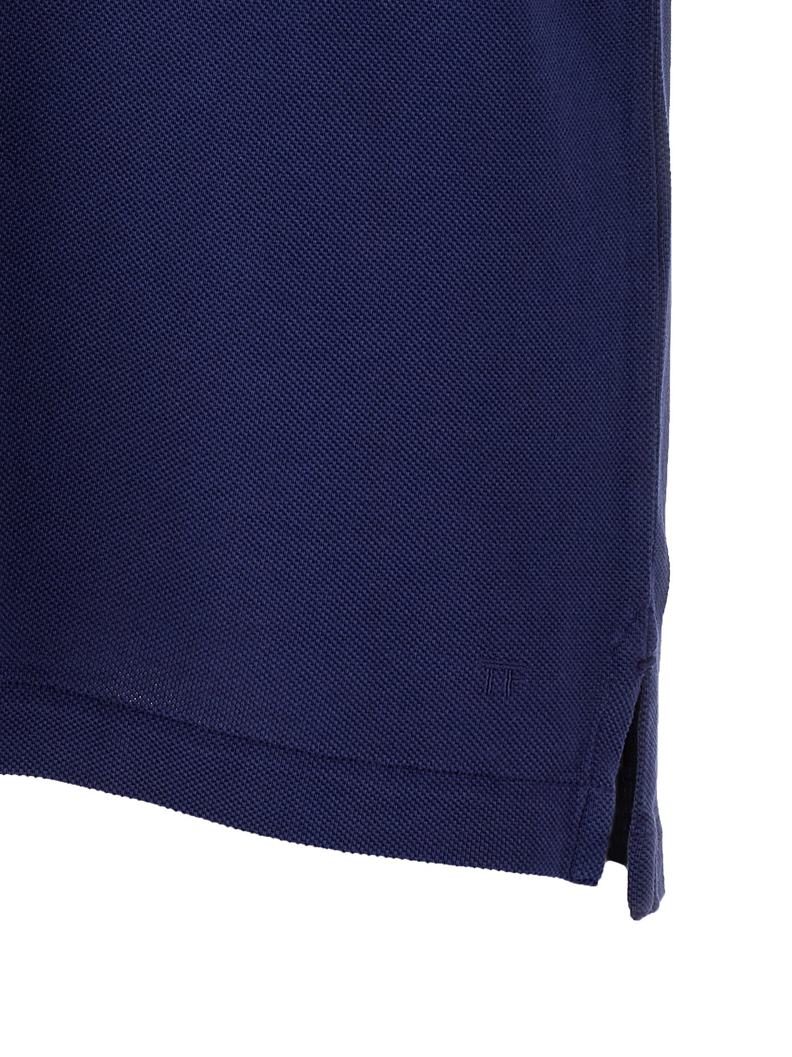 Tom Ford Blue Lyocell Polo Shirt