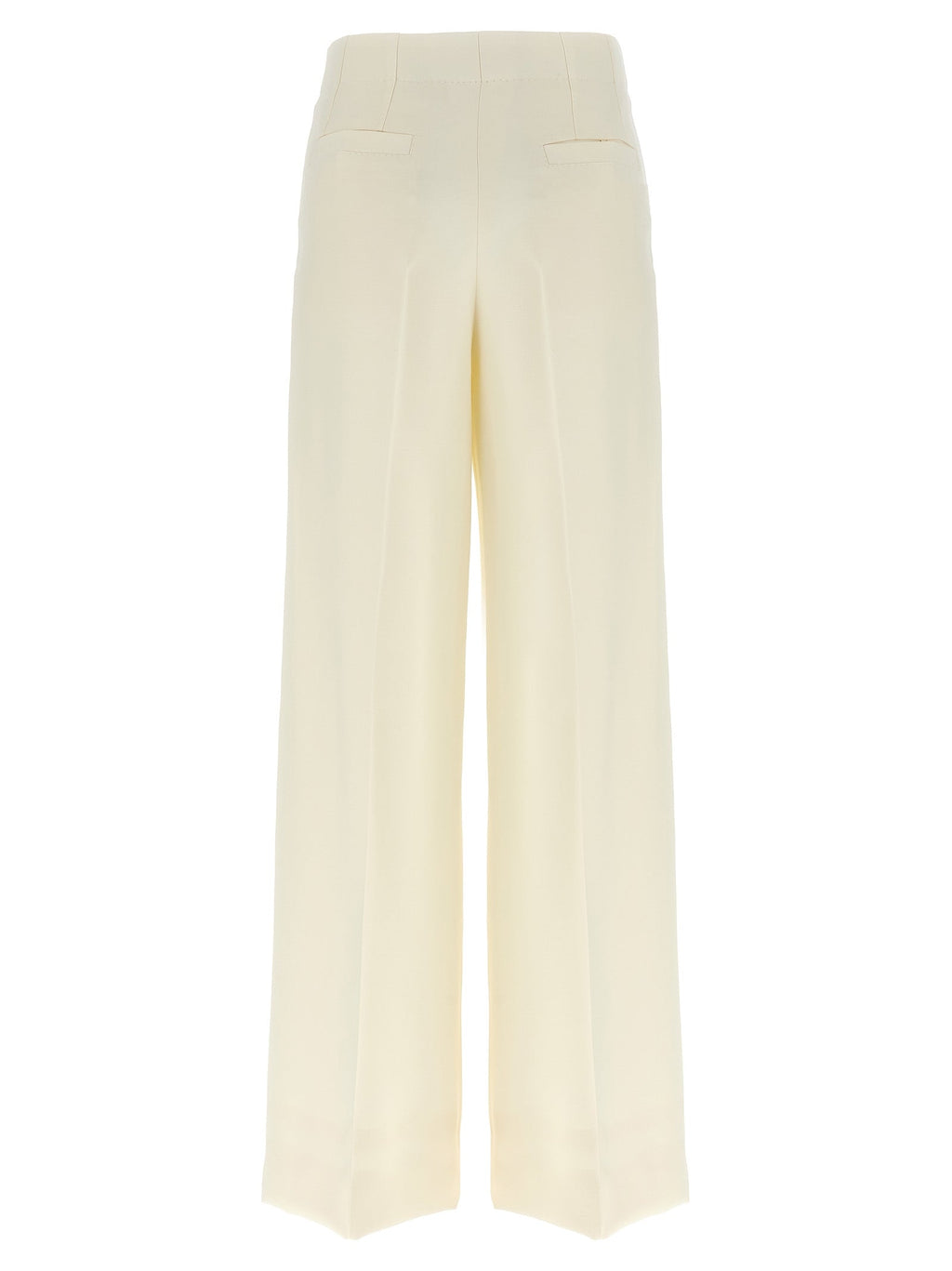 Brioni White Wool Casual Pants