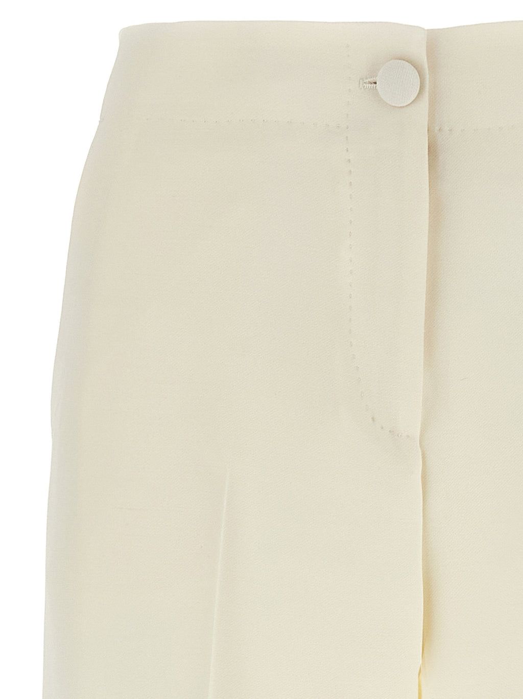 Brioni White Wool Casual Pants