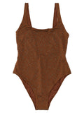 MC2 Saint Barth Brown Polyester One-Piece Swimsuit