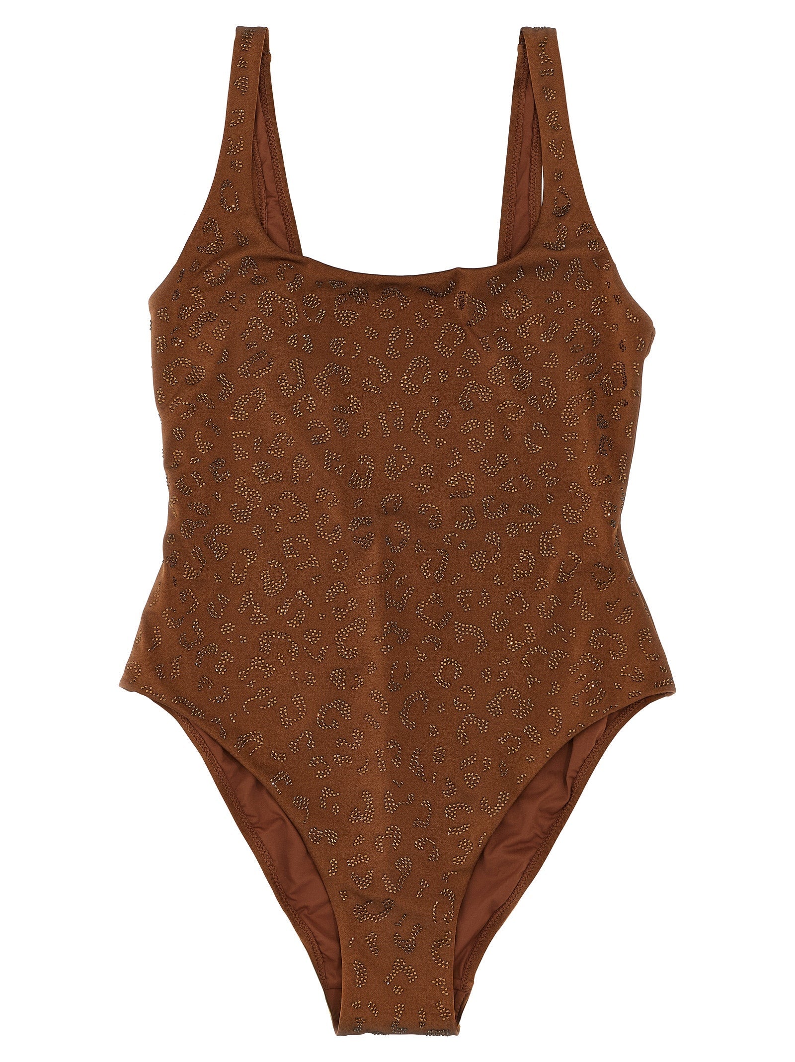 MC2 Saint Barth Brown Polyester One-Piece Swimsuit