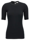 Brunello Cucinelli Black Cotton T-Shirt