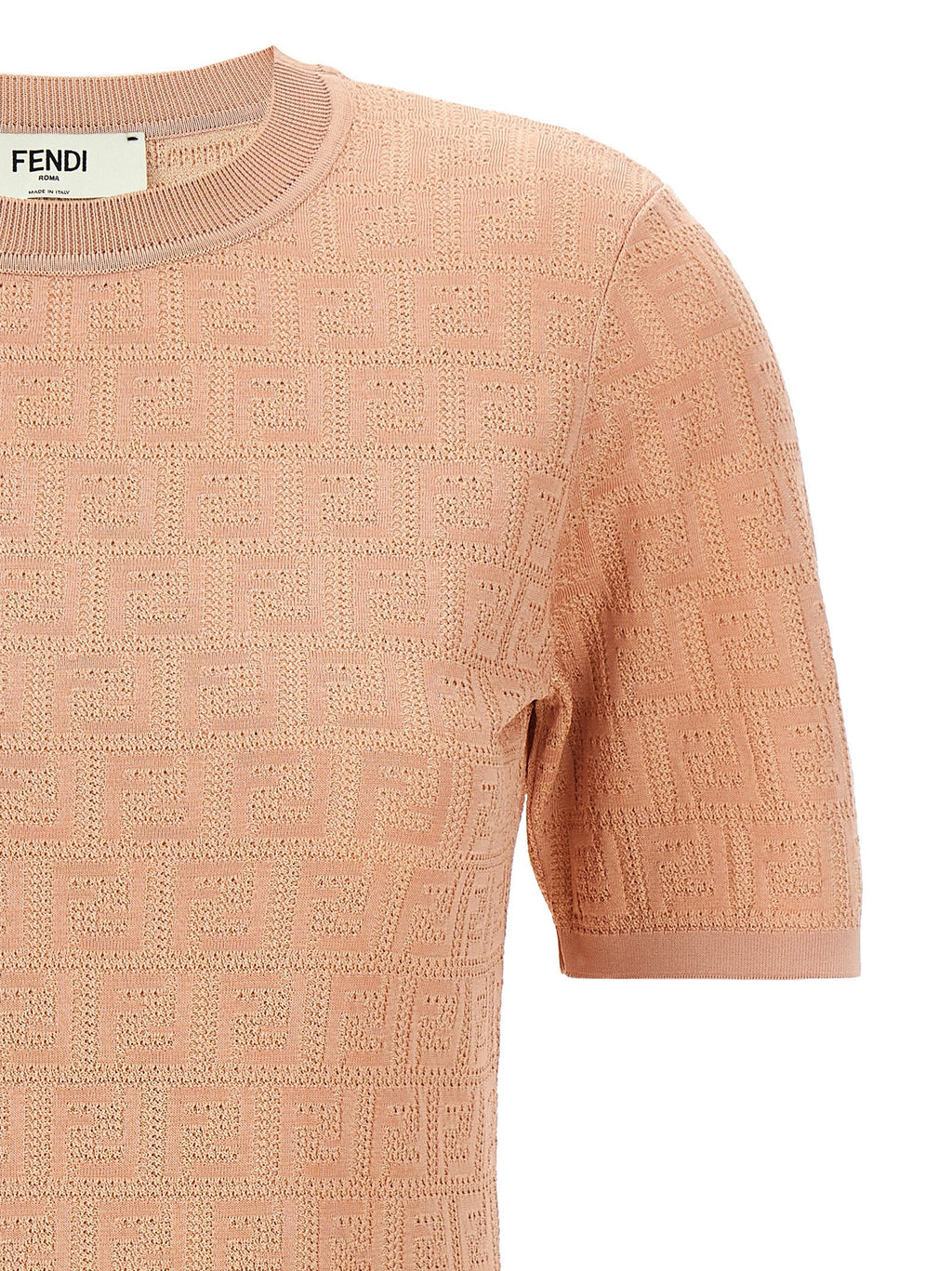 Fendi Multicolor Cotton Short Dress