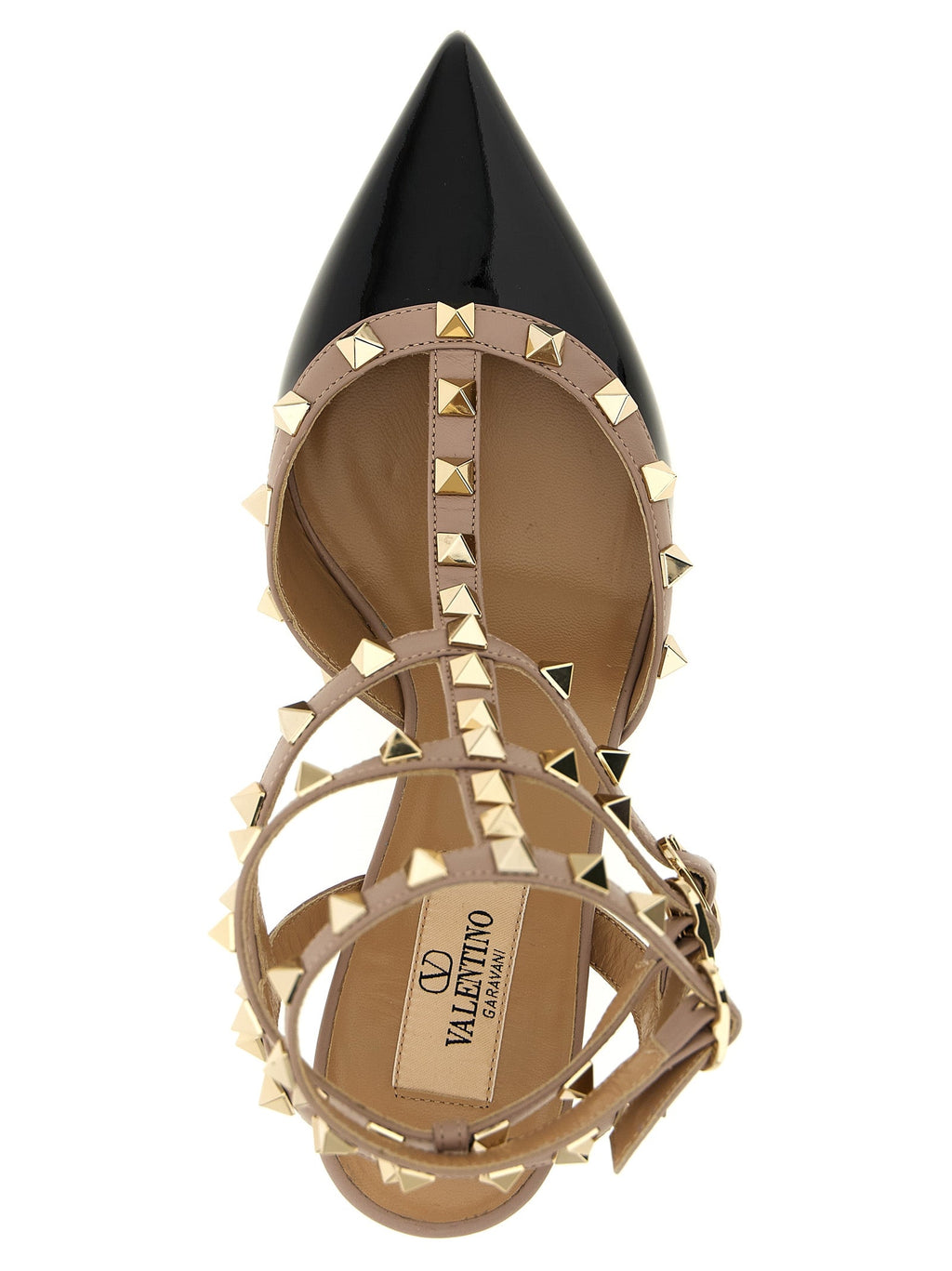Valentino Garavani Multicolor Lamb Leather Mid Heel Pumps