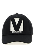Valentino Garavani Black Cotton Cap (Baseball Hat)