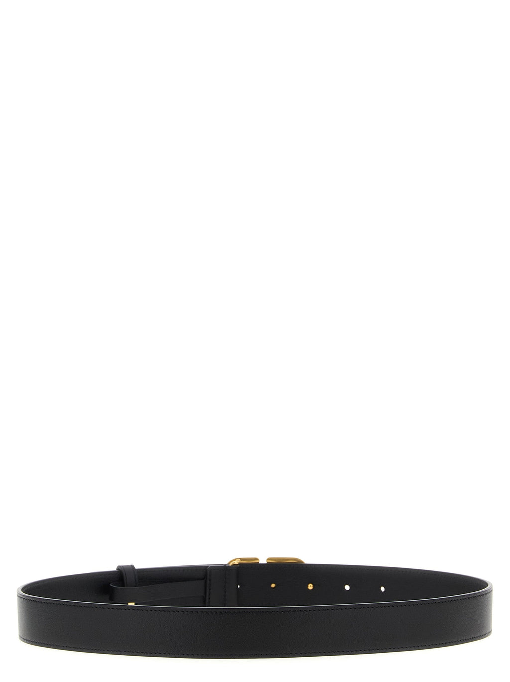 Valentino Garavani Black Calfskin Regular Belt