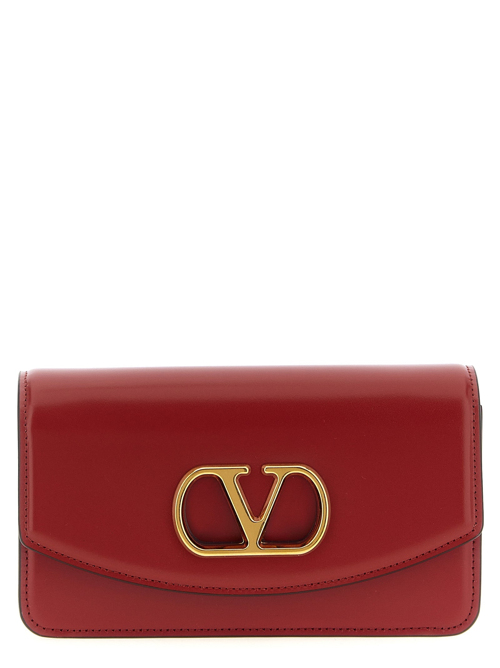 Valentino Garavani Multicolor Calfskin Clutch Bag