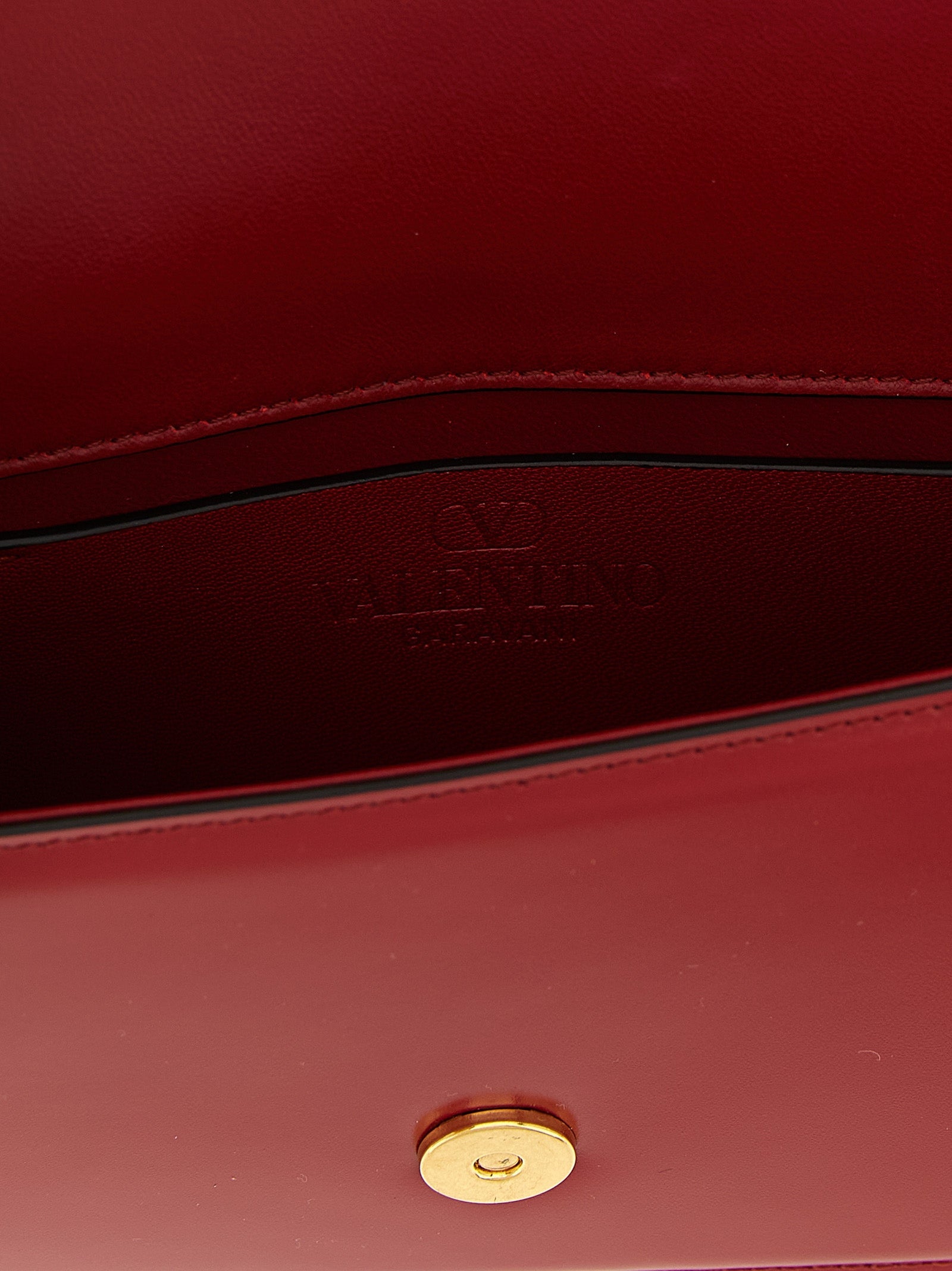 Valentino Garavani Multicolor Calfskin Clutch Bag