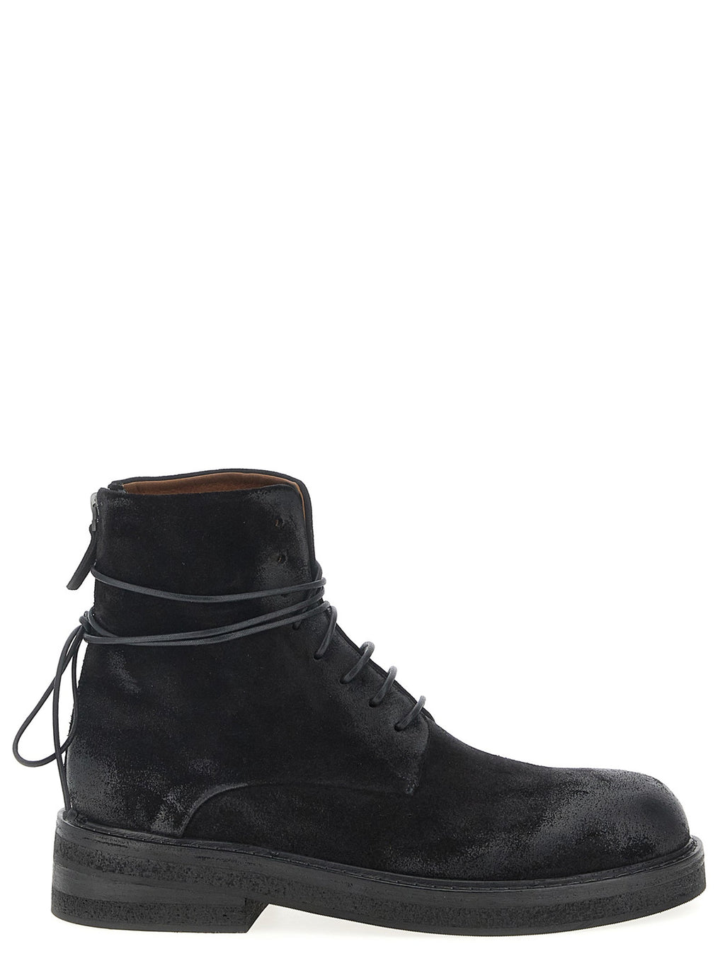Marsell Black Cotton Chelsea Boots
