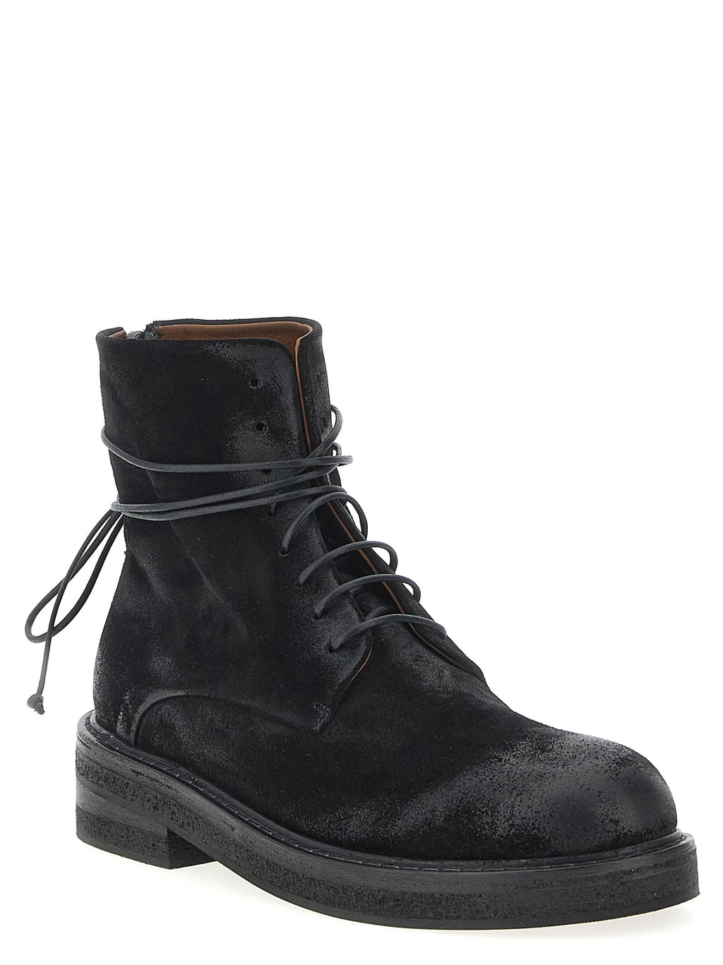 Marsell Black Cotton Chelsea Boots