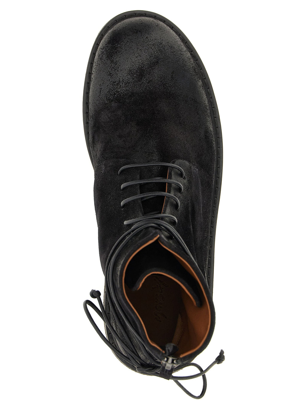 Marsell Black Cotton Chelsea Boots