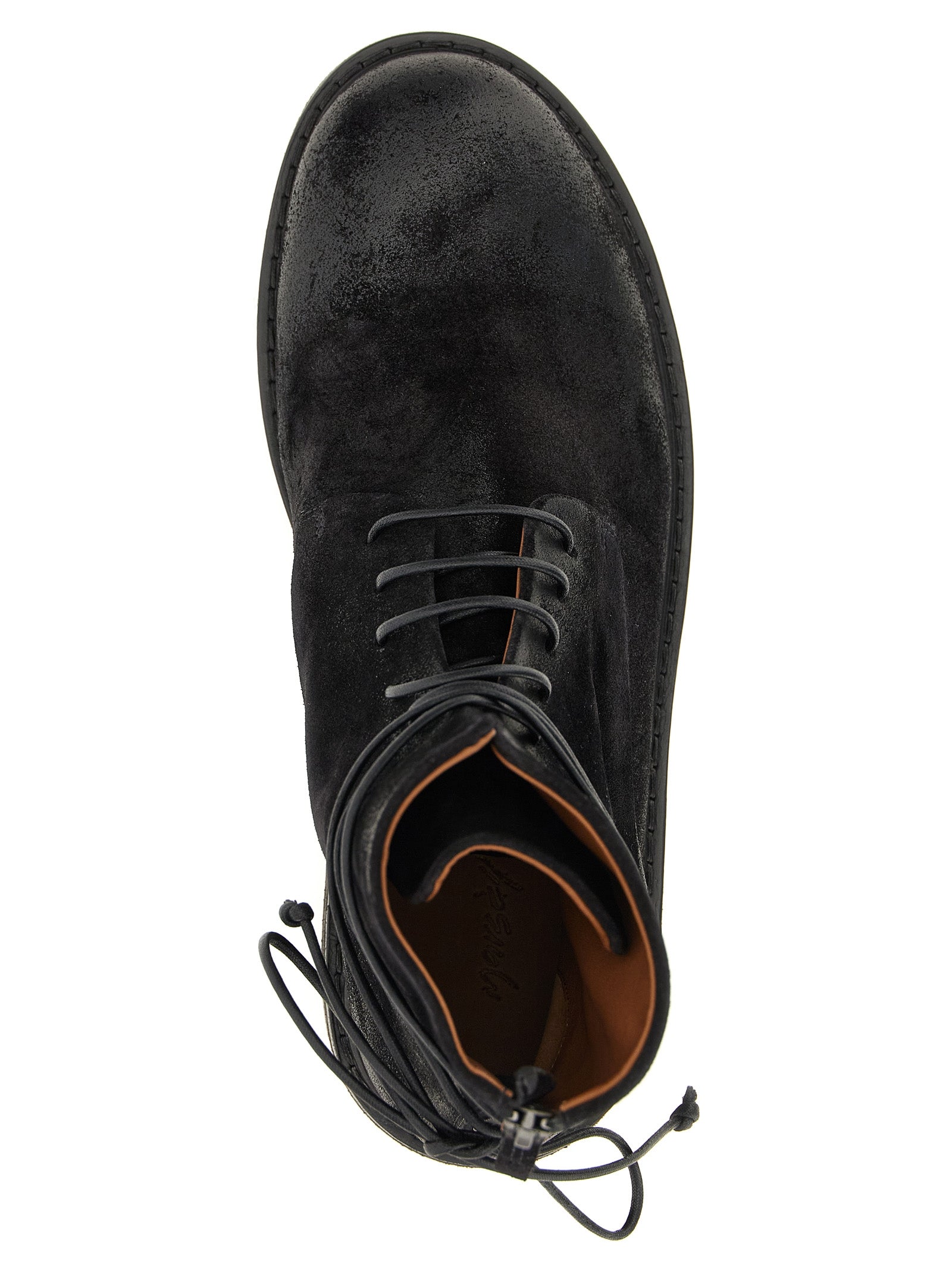 Marsell Black Cotton Chelsea Boots