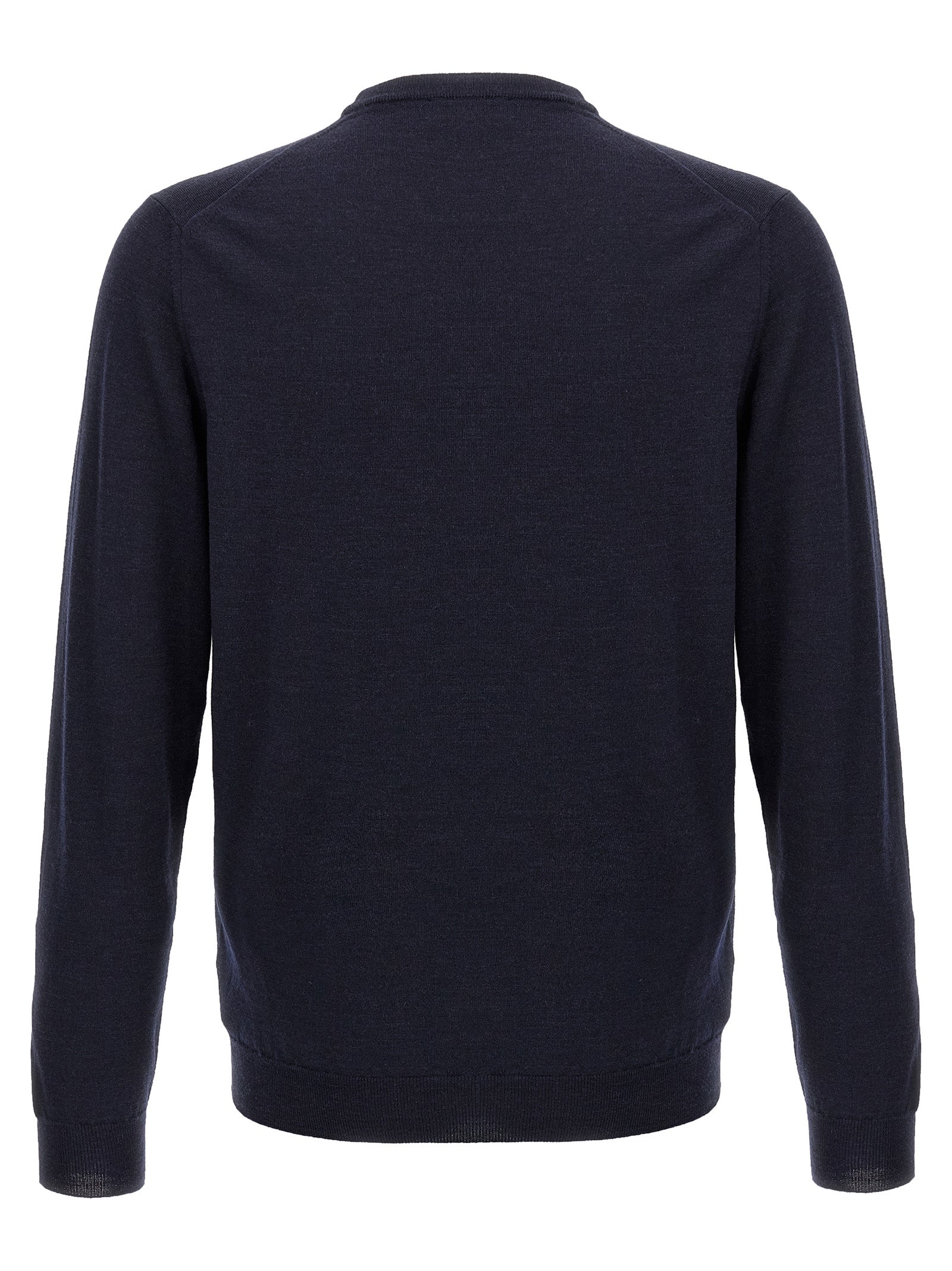 ZANONE Blue Virgin Wool Cardigan