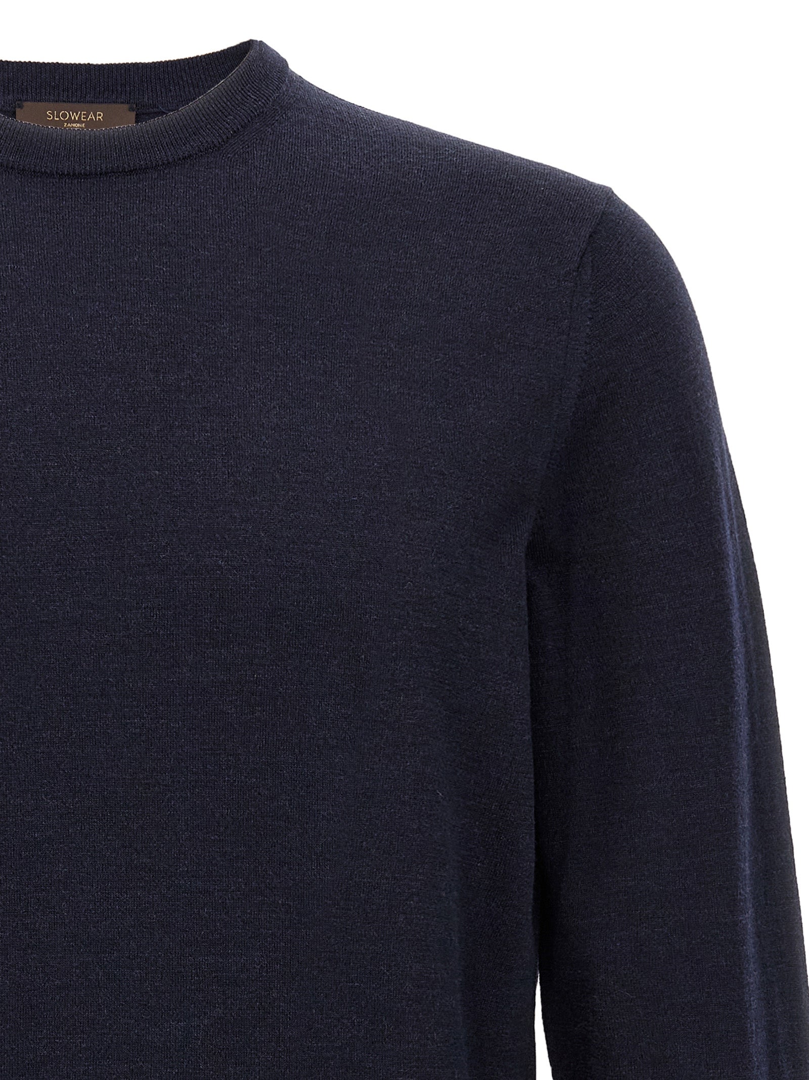 ZANONE Blue Virgin Wool Cardigan