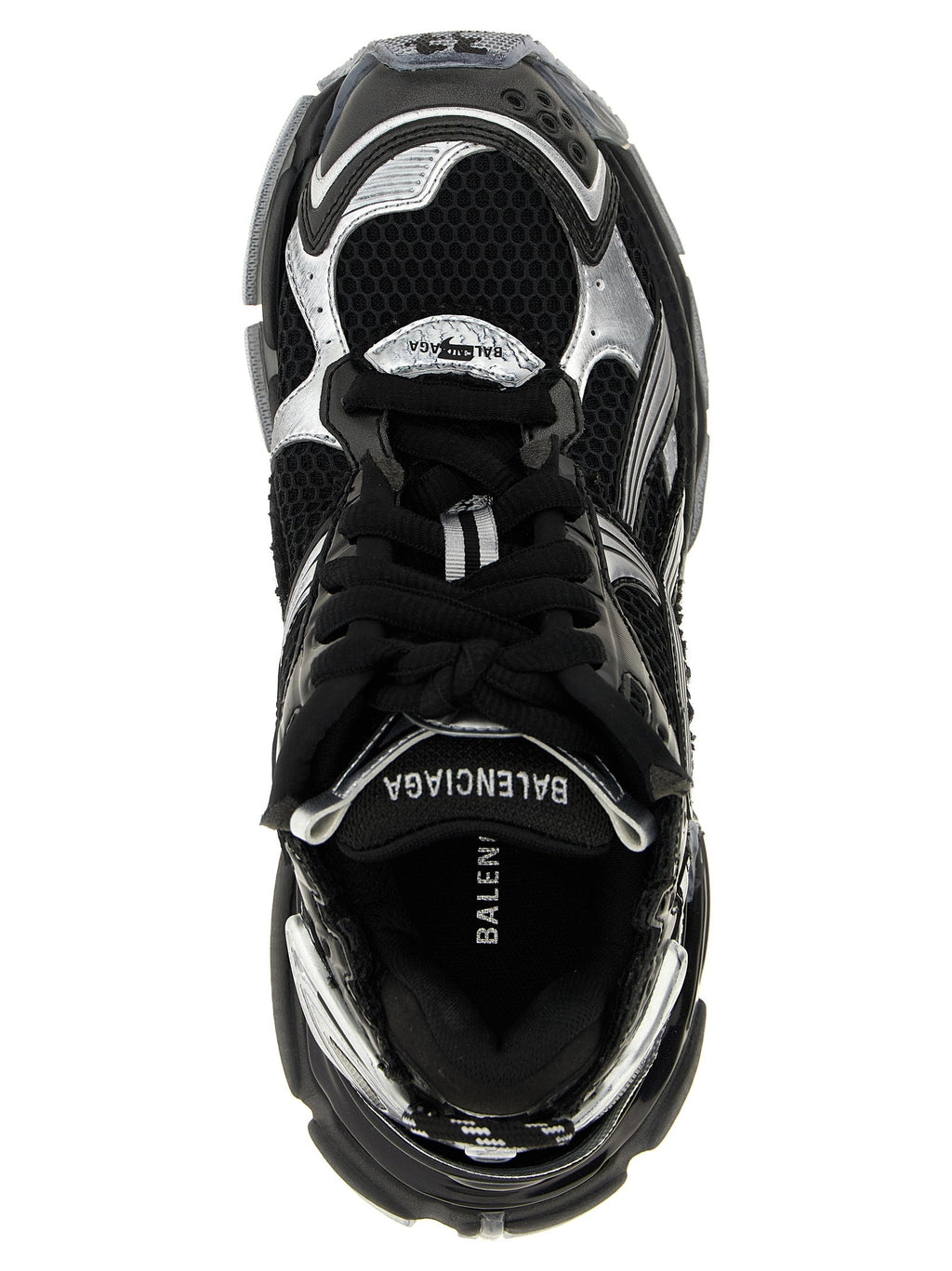 Balenciaga Black Polyethylene Athletic Sneakers