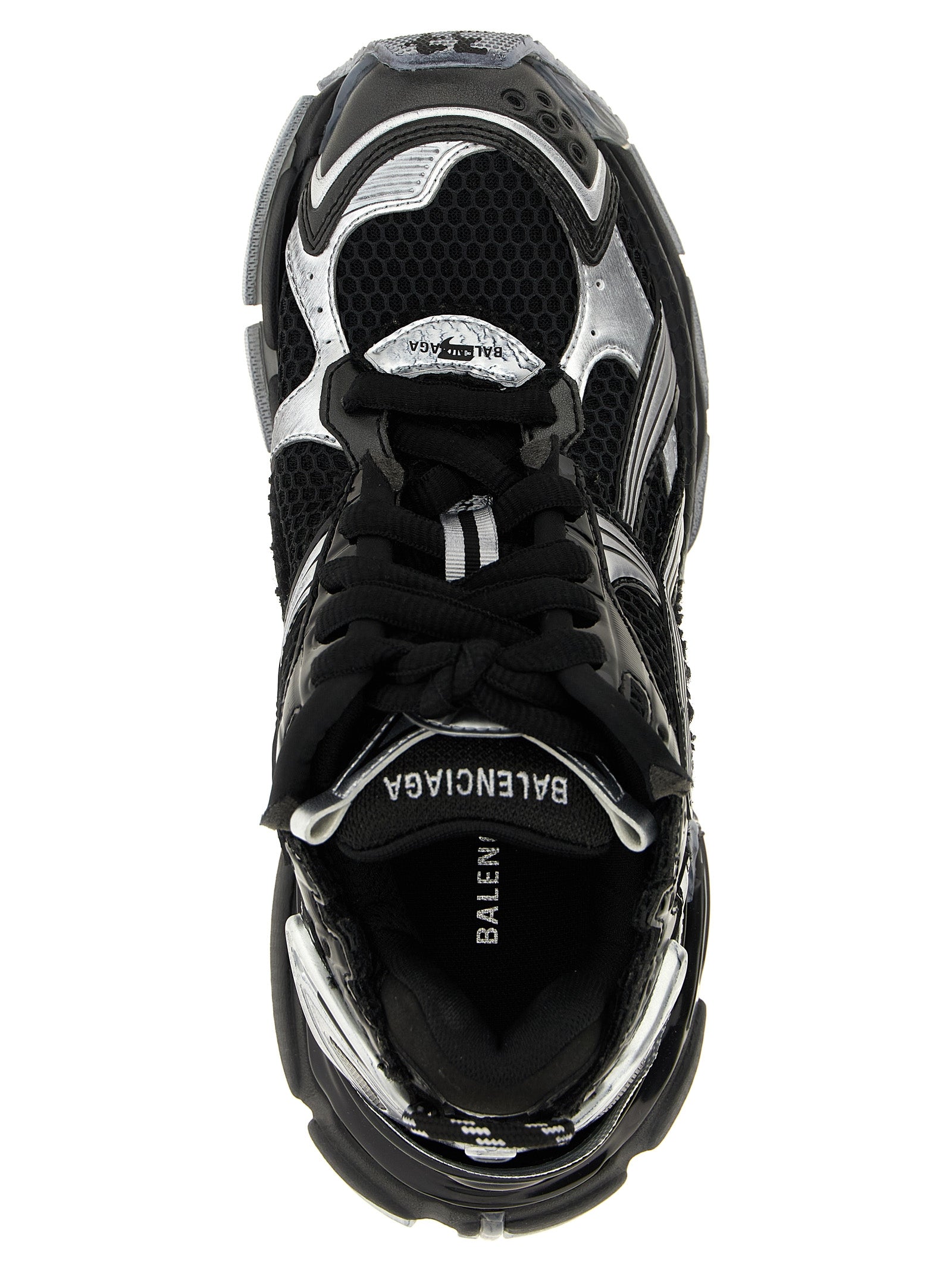 Balenciaga Black Polyethylene Athletic Sneakers