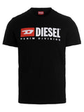 Diesel Black Cotton T-Shirt