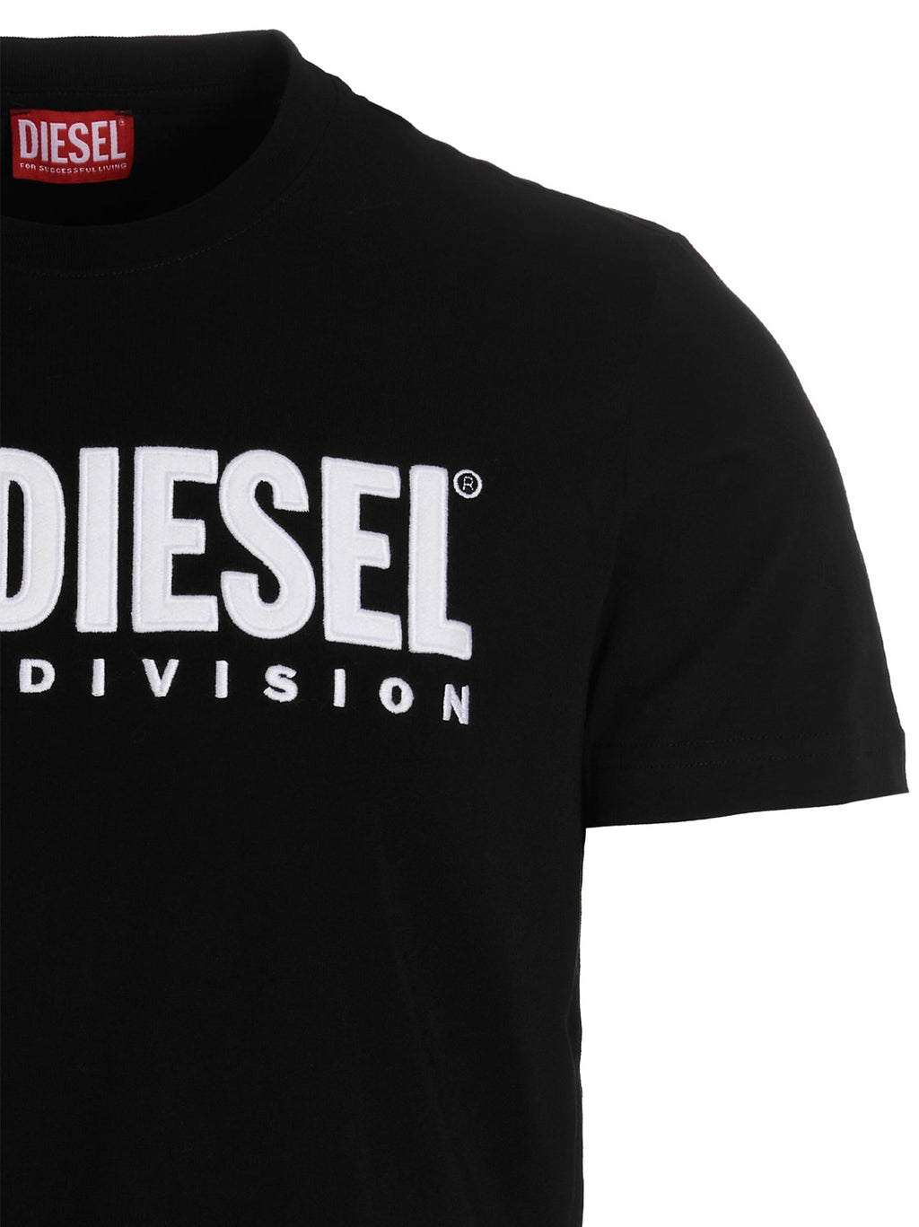 Diesel Black Cotton T-Shirt