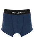 Balenciaga Blue Cotton Long Skirt