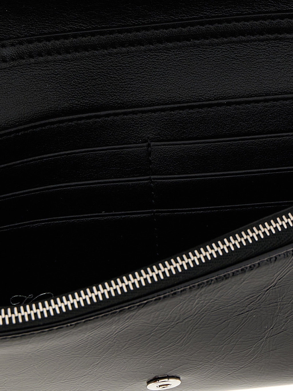 Roger Vivier Black Calfskin Cardholder