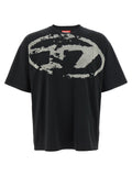 Diesel Black Cotton T-Shirt