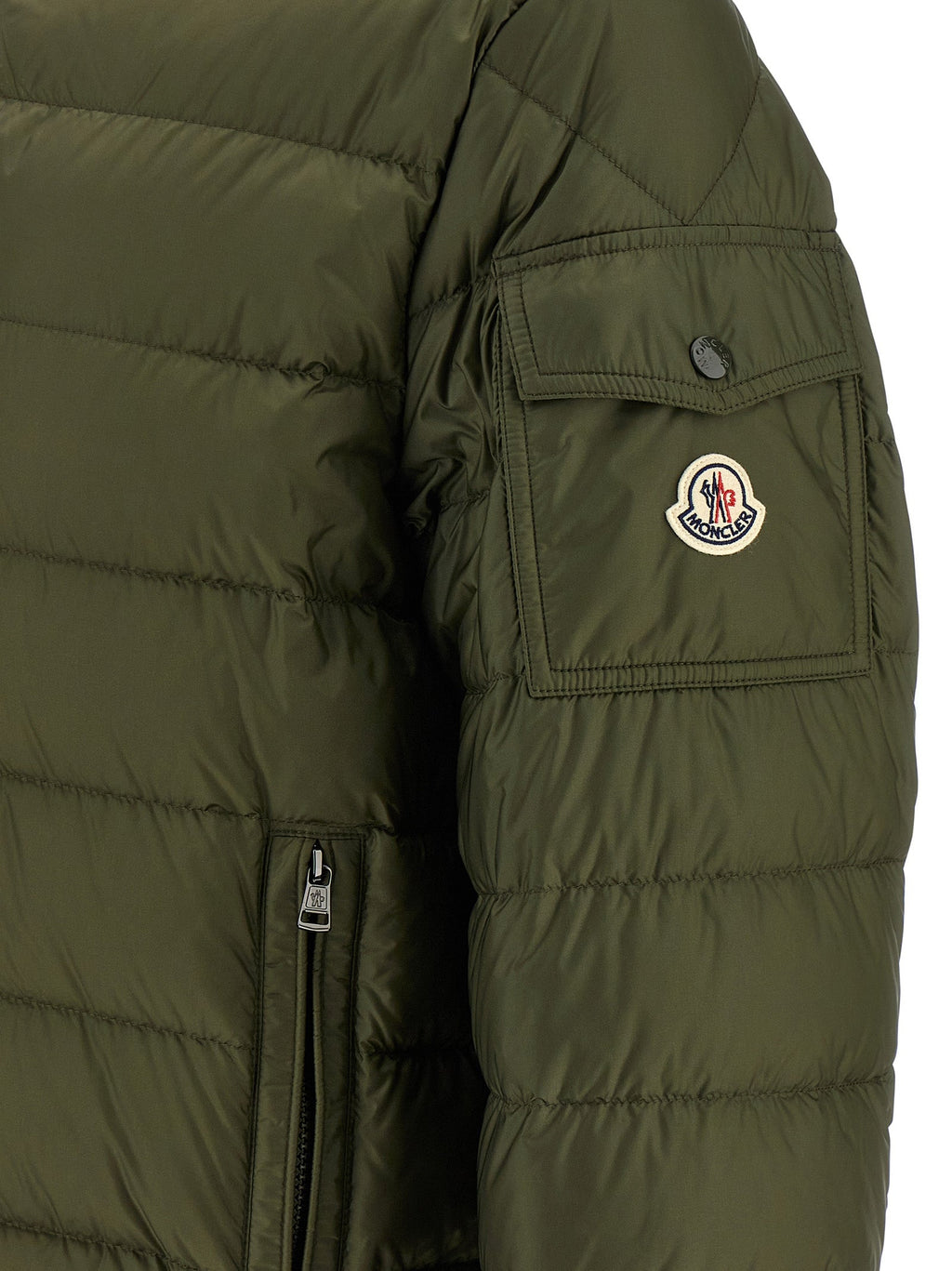 Moncler Bicolor Polyamide Full-Length Jacket