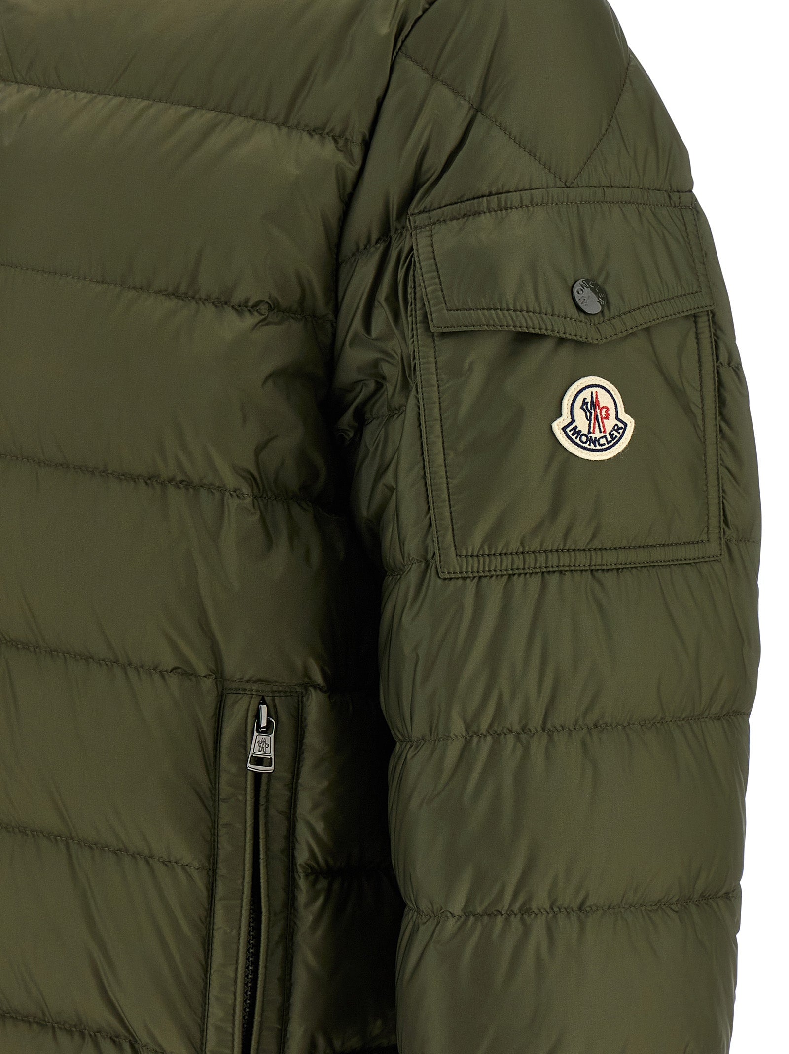 Moncler Bicolor Polyamide Full-Length Jacket