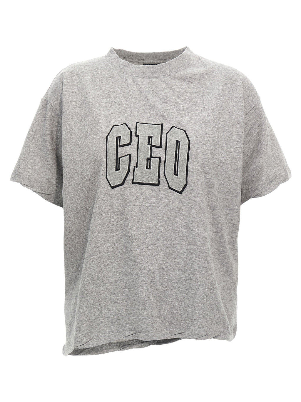 Balenciaga Gray Cotton T-Shirt