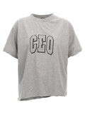 Balenciaga Gray Cotton T-Shirt