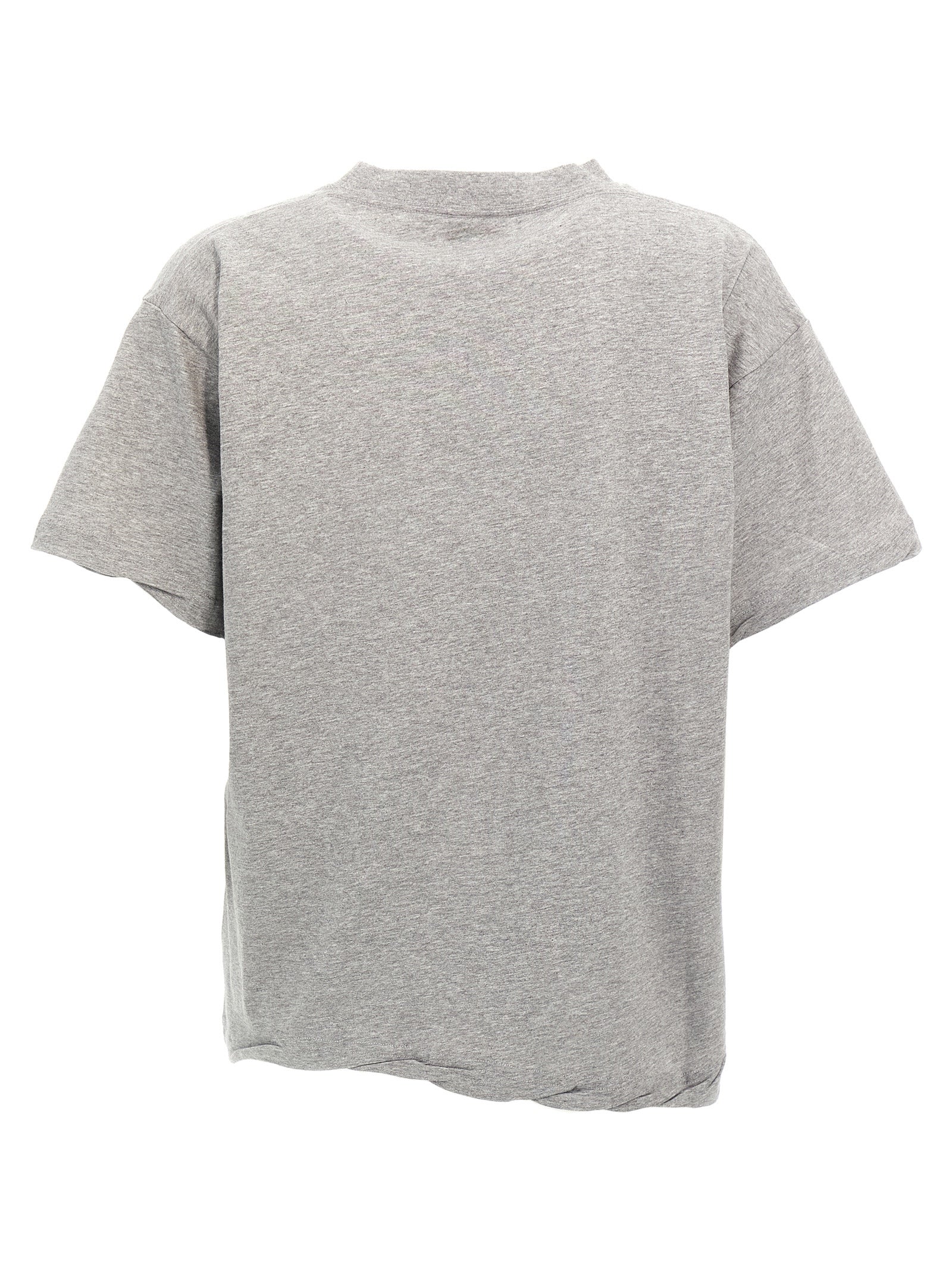 Balenciaga Gray Cotton T-Shirt