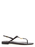 Fendi Purple Elastane Flat Sandals
