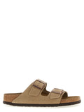 Birkenstock Brown Leather Slides
