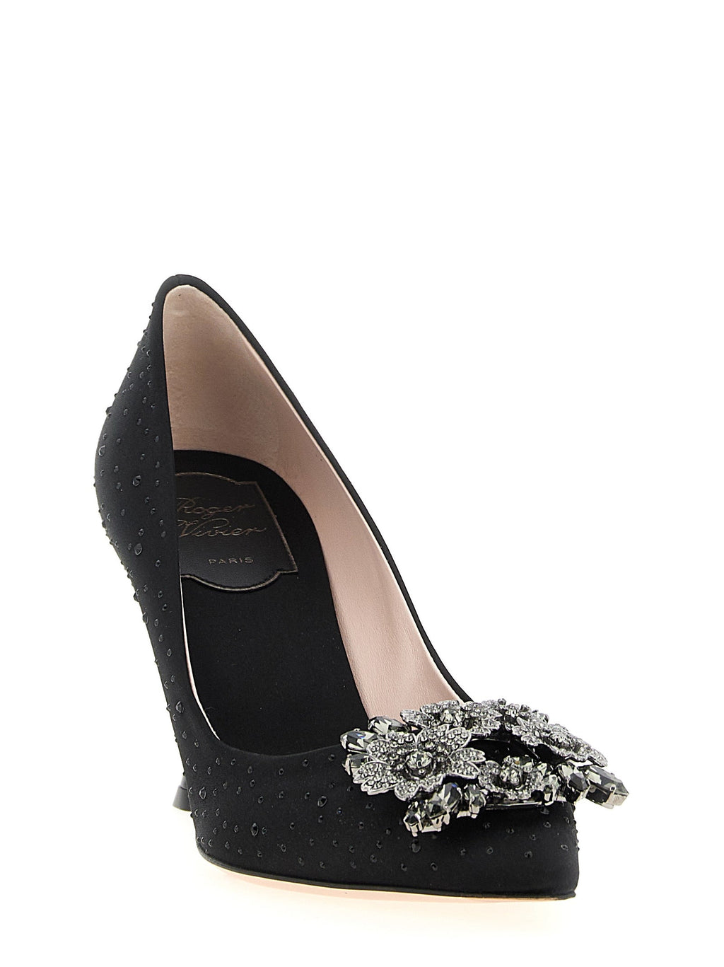 Roger Vivier Black Viscose High Heel Pumps