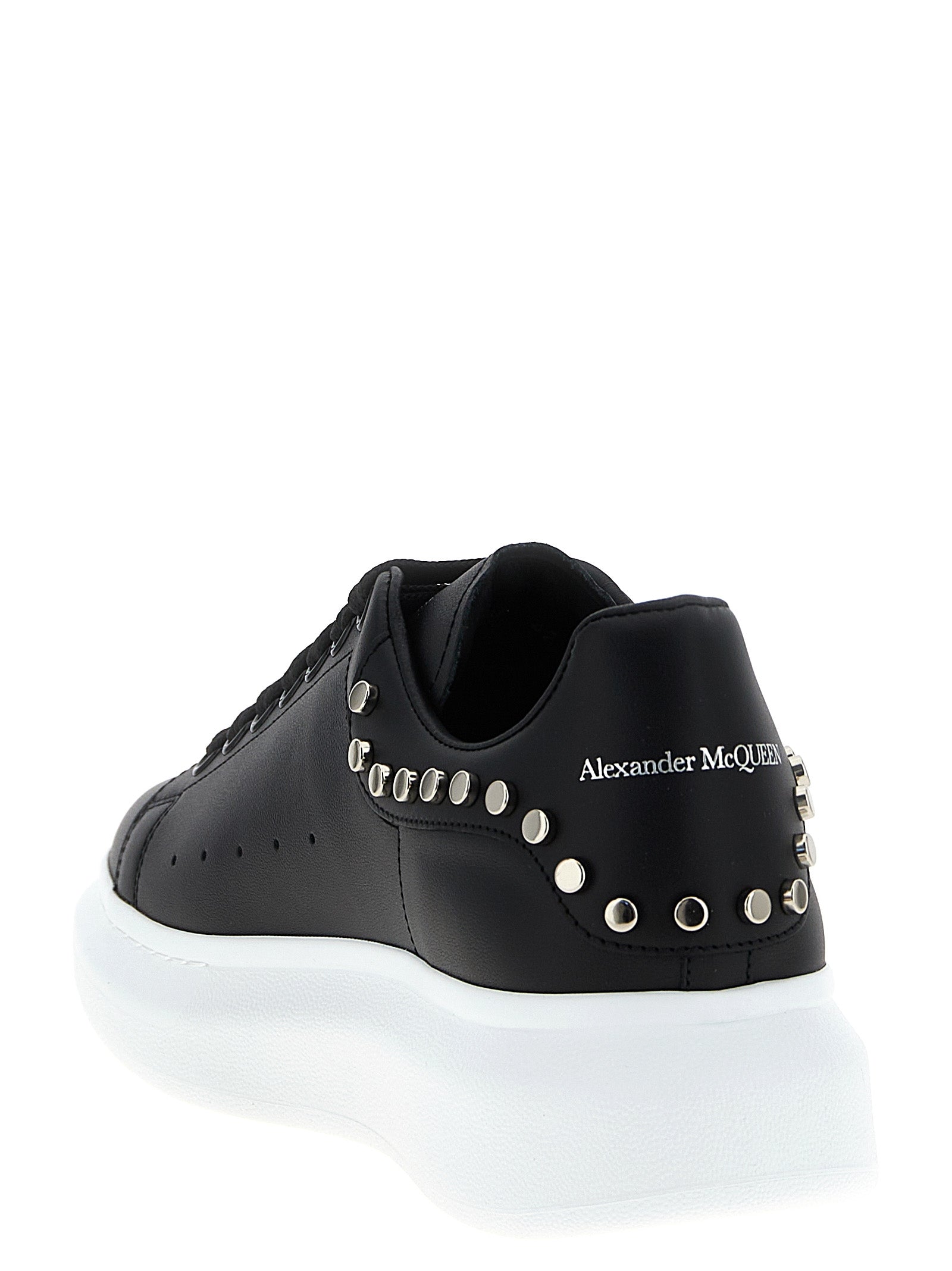 Alexander McQueen Black Calfskin Chunky Sneakers