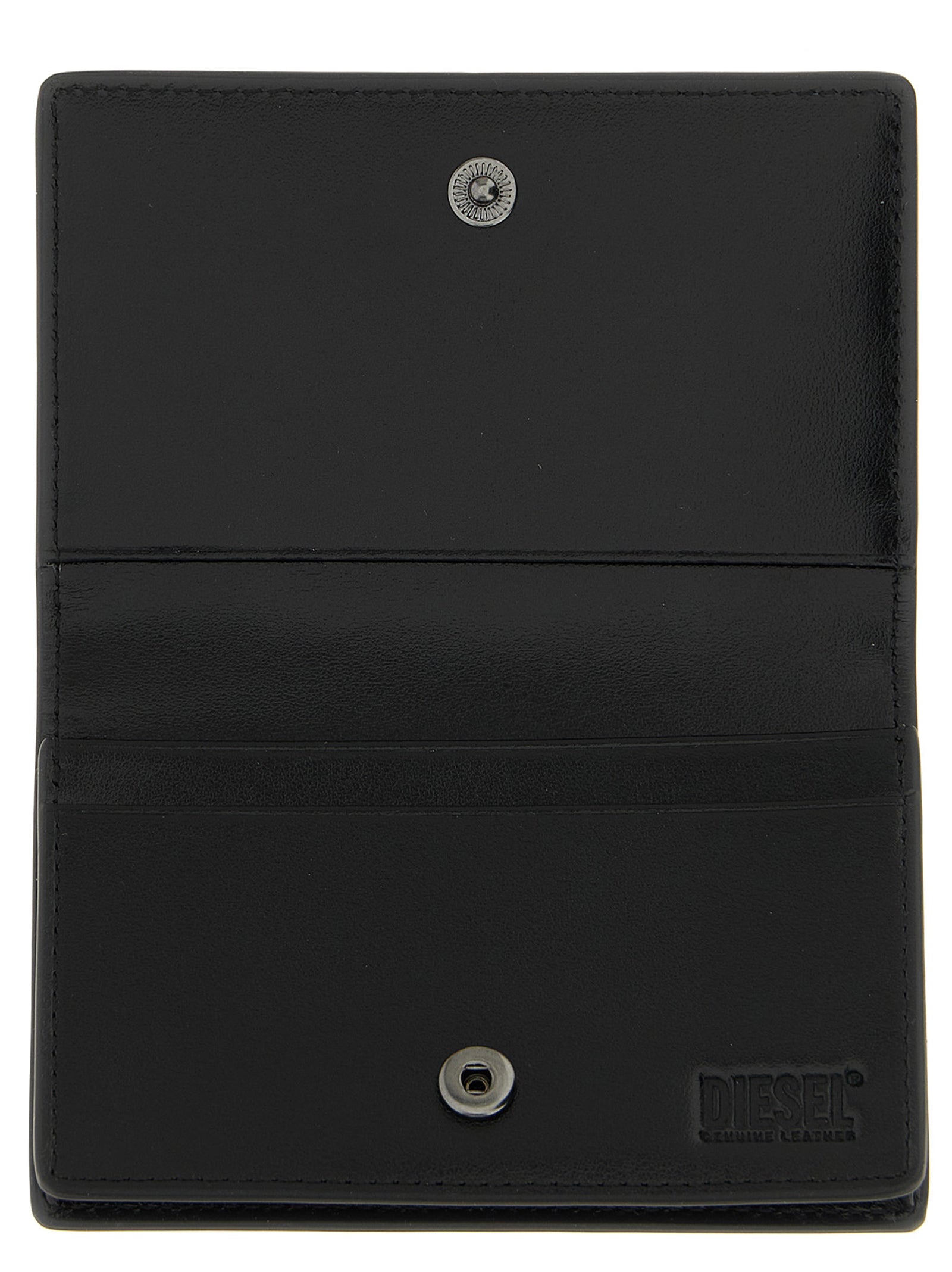 Diesel Black Leather Cardholder