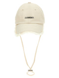 Jacquemus White Cotton Cap (Baseball Hat)