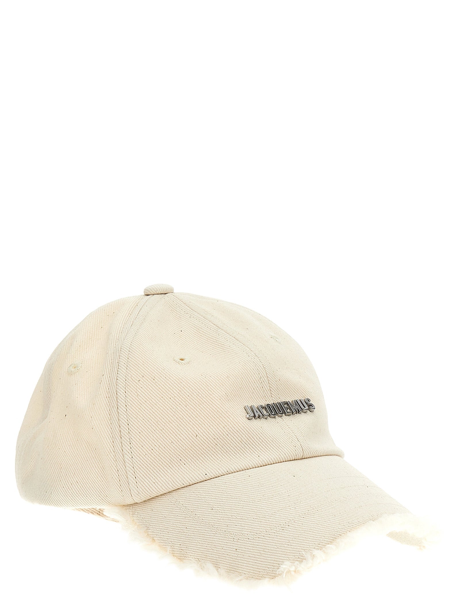Jacquemus White Cotton Cap (Baseball Hat)