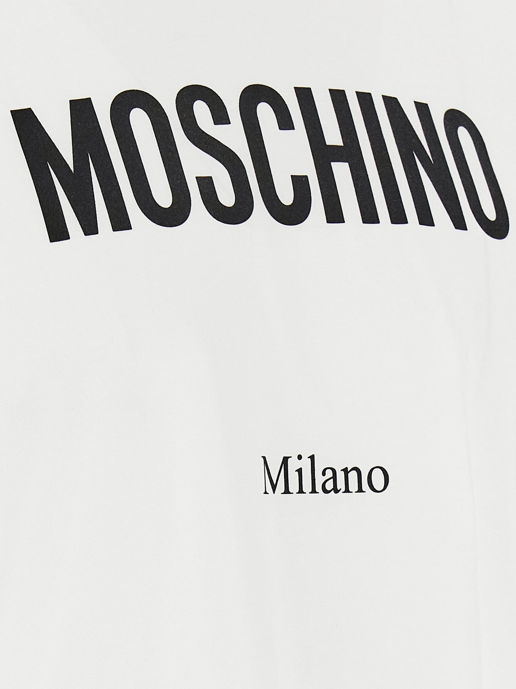 Moschino Bicolor Cotton T-Shirt