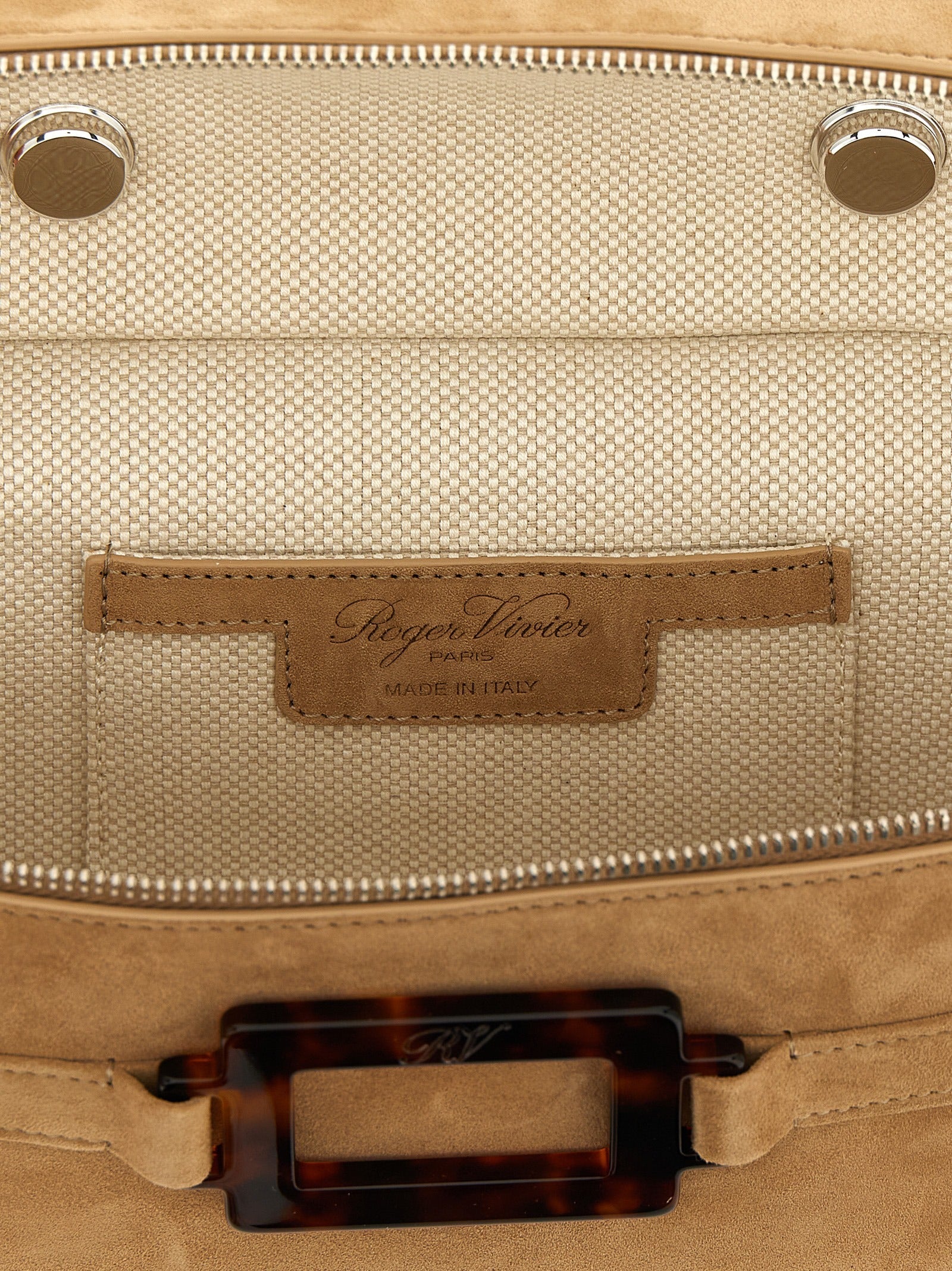 Roger Vivier Beige Goatskin Handbag