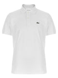 Lacoste White Cotton Polo Shirt
