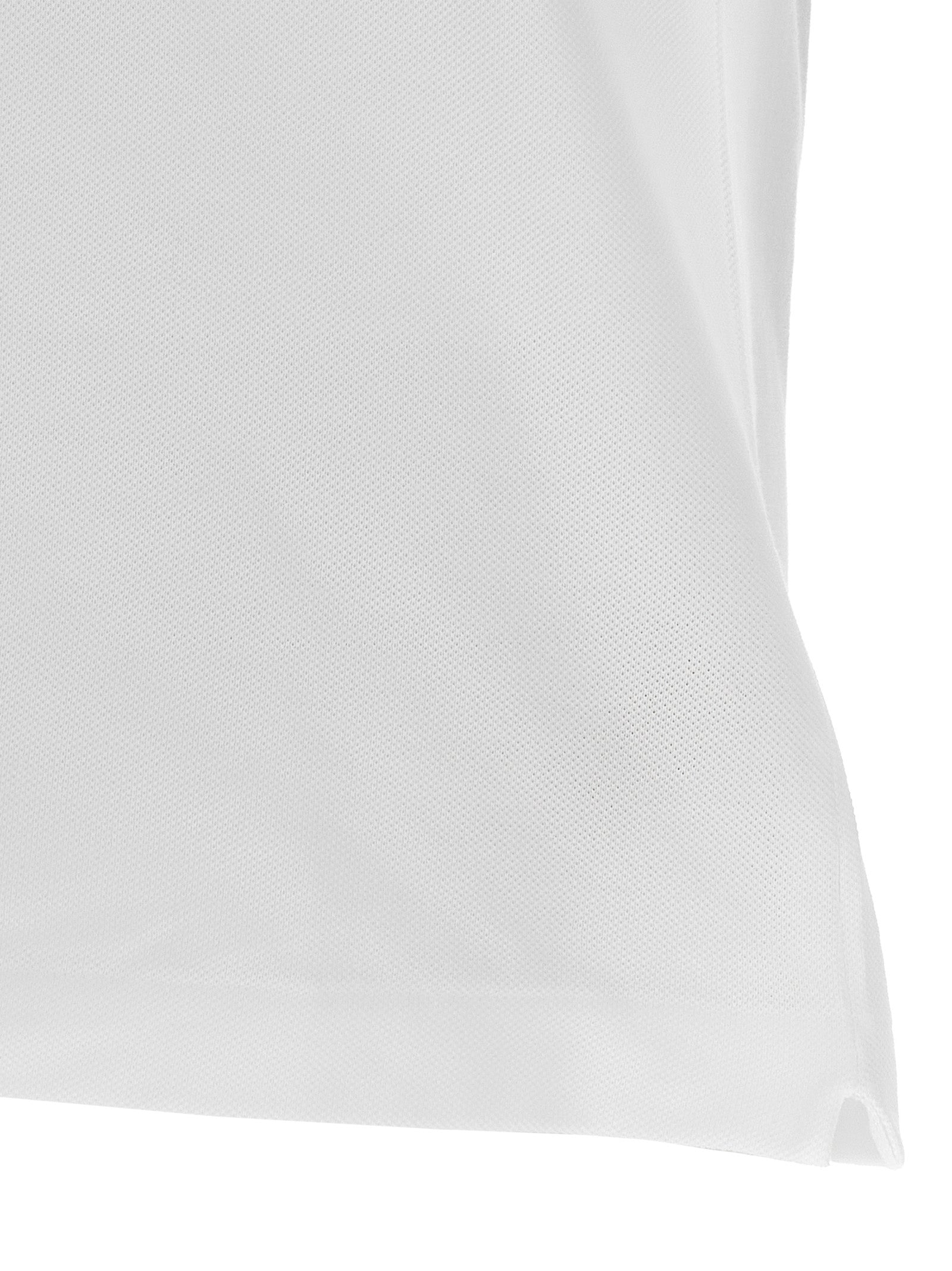 Lacoste White Cotton Polo Shirt