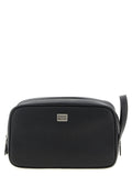 Dolce & Gabbana Black Calfskin Leather Wallet